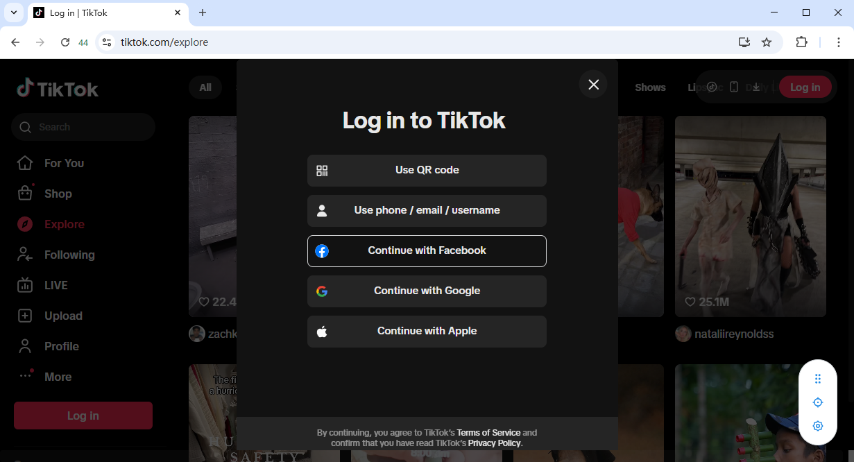 新建浏览器示意图