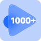 1000+