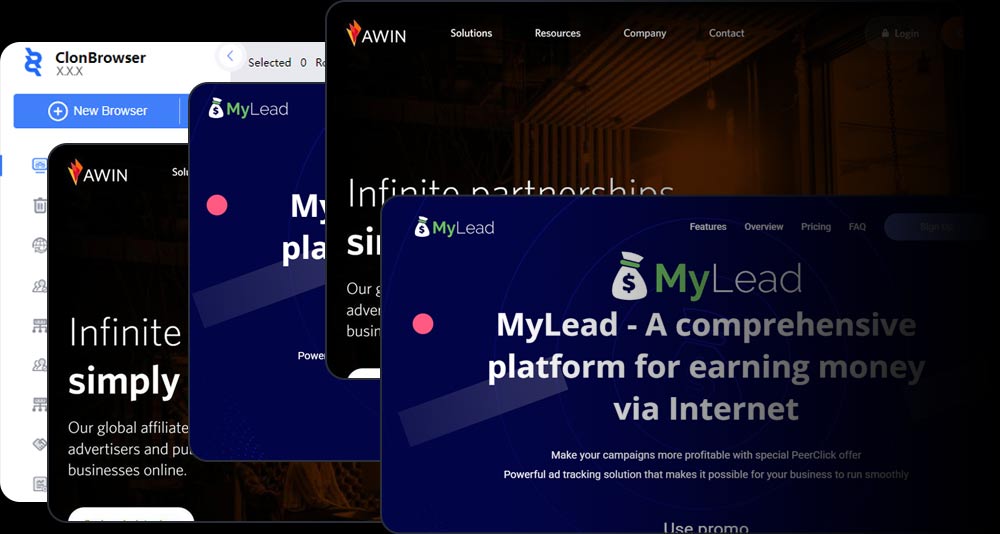 ClonBrowser × MyLead